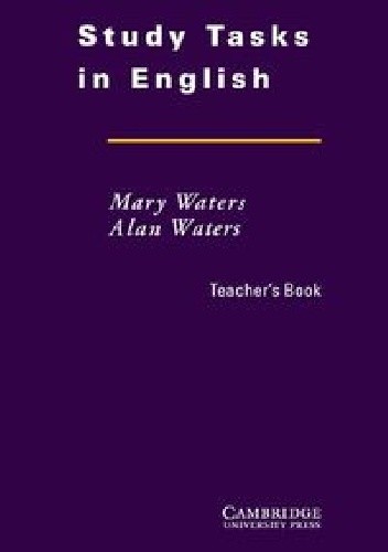 Study Tasks in English Teacher's Book - Mary Waters