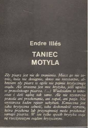 Taniec motyla - Endre Illés