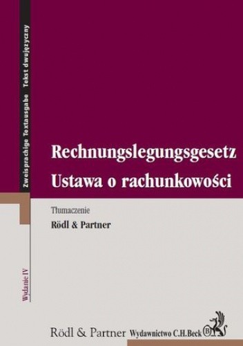 Ustawa o rachunkowości. Rechnungslegungsgesetz - praca zbiorowa