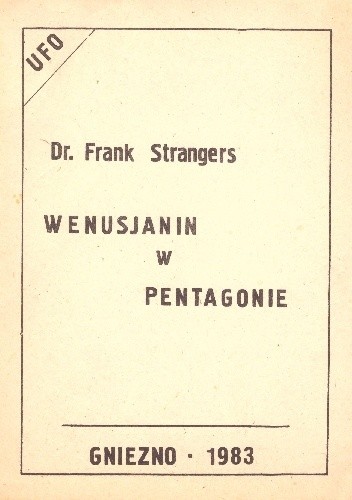 Wenusjanin w Pentagonie - Frank E. Stranges