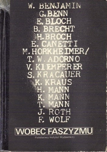 Wobec faszyzmu - Hubert Orłowski