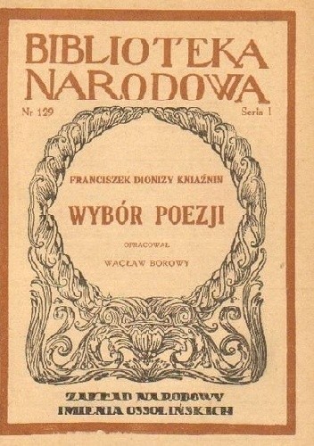 Wybór poezji - Franciszek Dionizy Kniaźnin