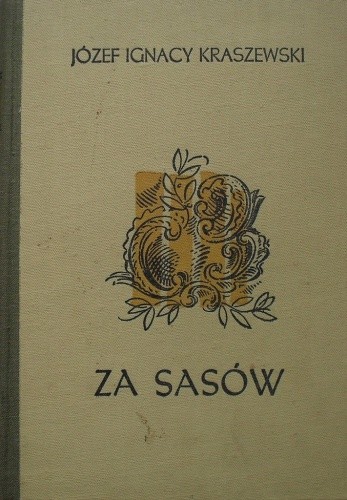 Za Sasów - Józef Ignacy Kraszewski