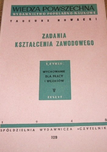 Zadania kształcenia zawodowego - Tadeusz Nowacki