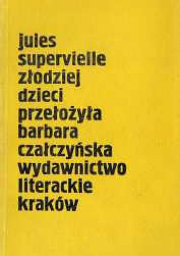Złodziej dzieci - Jules Supervielle